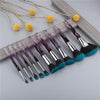 10pcs Crystal Silky Smooth Makeup Brush Set freeshipping - Tyche Ace