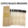 12Pcs Pack Rainbow Natural Soft Hair  Bamboo Toothbrushes freeshipping - Tyche Ace