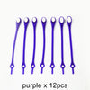 12 Piece Set Unisex Silicone Round Elastic Tieless Shoelaces freeshipping - Tyche Ace