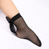 2 Pair Women & Girls Bow Ankle High Lace Fishnet Mesh Socks freeshipping - Tyche Ace