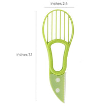 Load image into Gallery viewer, 3-in-1 Avocado Slicer Corer Butter Fruit Peeler Cutter Pulp Separator Plastic Knife freeshipping - Tyche Ace
