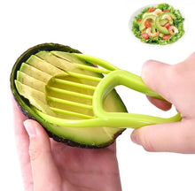 Load image into Gallery viewer, 3-in-1 Avocado Slicer Corer Butter Fruit Peeler Cutter Pulp Separator Plastic Knife freeshipping - Tyche Ace
