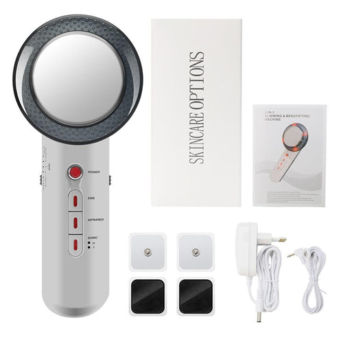 3 in 1 Multifunctional EMS Infrared Ultrasonic Anti Wrinkle Anti cellulite Fat Burner Weight Loss Massager freeshipping - Tyche Ace