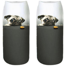 Load image into Gallery viewer, 3D Cat Print Men &amp; Women Ankle Cotton Socks freeshipping - Tyche Ace
