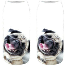 Load image into Gallery viewer, 3D Cat Print Men &amp; Women Ankle Cotton Socks freeshipping - Tyche Ace

