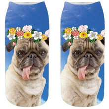 Load image into Gallery viewer, 3D Cat Print Men &amp; Women Ankle Cotton Socks freeshipping - Tyche Ace
