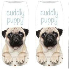 Load image into Gallery viewer, 3D Cat Print Men &amp; Women Ankle Cotton Socks freeshipping - Tyche Ace
