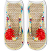 3D Flip Flops  Print Women Socks Free + Shipping freeshipping - Tyche Ace