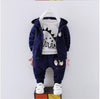 3Pcs Baby Unisex Cartoon Image Design Jacket + Pants Outfits Clothing Sets freeshipping - Tyche Ace