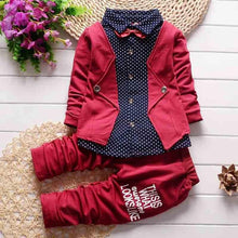 Load image into Gallery viewer, 3Pcs Baby Unisex Cartoon Image Design Jacket + Pants Outfits Clothing Sets freeshipping - Tyche Ace
