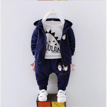 Load image into Gallery viewer, 3Pcs Baby Unisex Cartoon Image Design Jacket + Pants Outfits Clothing Sets freeshipping - Tyche Ace
