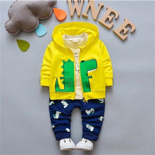 Load image into Gallery viewer, 3pcs Unisex Baby Cotton Coats Tops &amp; Pants Casual Sets freeshipping - Tyche Ace

