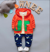 Load image into Gallery viewer, 3pcs Unisex Baby Cotton Coats Tops &amp; Pants Casual Sets freeshipping - Tyche Ace
