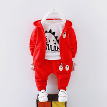 Load image into Gallery viewer, 3pcs Unisex Baby Cotton Coats Tops &amp; Pants Casual Sets freeshipping - Tyche Ace
