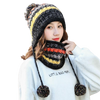 3Pcs Women Thick Warm Fleece Knitted Hat Scarf  Mask Sets freeshipping - Tyche Ace