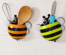 Load image into Gallery viewer, 4 Pcs Stripped Ladybug Wall Mounted Toothbrush Holder Children Floating Toys freeshipping - Tyche Ace
