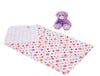 4Pcs/Pack Baby Super Soft Brushed Cotton Flannel Swaddle Wrap Blankets freeshipping - Tyche Ace
