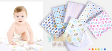 Load image into Gallery viewer, 4Pcs/Pack Baby Super Soft Brushed Cotton Flannel Swaddle Wrap Blankets freeshipping - Tyche Ace
