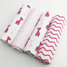 Load image into Gallery viewer, 4Pcs/Pack Baby Super Soft Brushed Cotton Flannel Swaddle Wrap Blankets freeshipping - Tyche Ace
