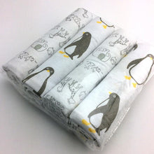 Load image into Gallery viewer, 4Pcs/Pack Baby Super Soft Brushed Cotton Flannel Swaddle Wrap Blankets freeshipping - Tyche Ace
