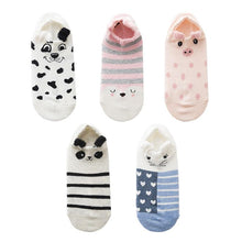 Load image into Gallery viewer, 5 Pack Casual 3D Boat Heart Invisible Ankle Socks freeshipping - Tyche Ace
