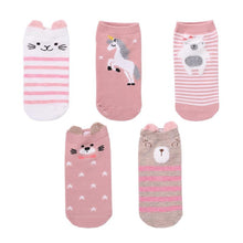 Load image into Gallery viewer, 5 Pack Casual 3D Boat Heart Invisible Ankle Socks freeshipping - Tyche Ace
