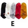 5 Pairs/Pack Women Cotton  Embroidered  Happy Fashion Ankle  Socks freeshipping - Tyche Ace