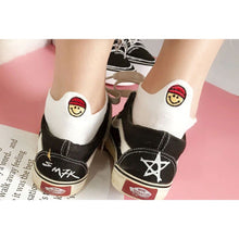 Load image into Gallery viewer, 5 Pairs/Pack Women Cotton  Embroidered  Happy Fashion Ankle  Socks freeshipping - Tyche Ace
