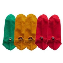 Load image into Gallery viewer, 5 Pairs/Pack Women Cotton  Embroidered  Happy Fashion Ankle  Socks freeshipping - Tyche Ace
