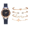 5 Piece Woman Watches Magnetic Starry Wristwatch Sets freeshipping - Tyche Ace