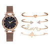 5 Piece Woman Watches Magnetic Starry Wristwatch Sets freeshipping - Tyche Ace