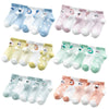 5Pairs Unisex Baby Cartoon Design Cotton Mesh Thin Socks freeshipping - Tyche Ace