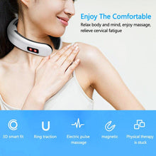 Load image into Gallery viewer, 6 Modes Power Control Electric &amp;  Pulse Heating Pain Relief Neck Massager freeshipping - Tyche Ace
