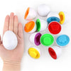 6PCS Children's Maths Smart 3D Eggs Puzzle Jigsaw Mixed Shape Tools Game freeshipping - Tyche Ace