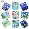 9pcs/set Baby Bamboo Ecological Eco-Friendly Reusable Cloth Adjustable Nappies freeshipping - Tyche Ace