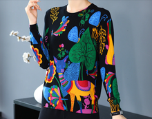 Load image into Gallery viewer, Winter Knitted Soft Cartoon Print Sweater freeshipping - Tyche Ace
