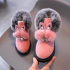 Unisex Winter Soft Bottom Plush Faux Fur Boots For Kids