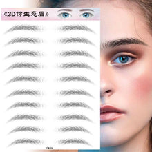 Load image into Gallery viewer, 4D Natural Hair Like Water Transfer Waterproof Long Lasting Eyebrow Tattoo Sticker
