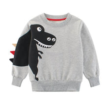 Load image into Gallery viewer, Dinosaur Printed Cartoon Long Sleeved Sweaters For Boys
