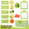 9 In 1 Multi -Function Stainless Steel Vegetable Cutter Kitchen Aid