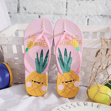 Load image into Gallery viewer, Fruit Print Design Most Comfortable Flip Flops freeshipping - Tyche Ace
