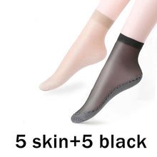 Load image into Gallery viewer, Velvet Silk Cotton Bottom Soft Women Ankle Socks freeshipping - Tyche Ace
