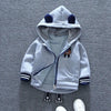 Unisex Cute Bear Cartoon Design Thick Fleece Hooded Jacket For Kids freeshipping - Tyche Ace