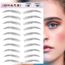 Load image into Gallery viewer, 4D Natural Hair Like Water Transfer Waterproof Long Lasting Eyebrow Tattoo Sticker
