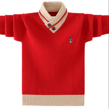 Load image into Gallery viewer, Winter Knitted Long Sleeve Warm Pullovers For Boys
