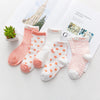 5 Pairs Thin Mesh Cute Socks For Babies