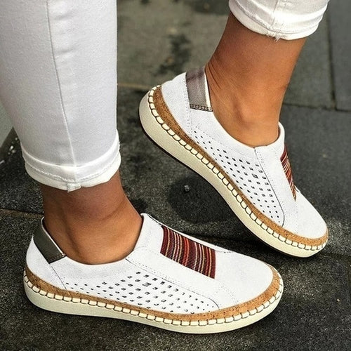 Slip on Shallow Breathable Hollow Out Loafers