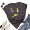 Be Free Banana Cartoon Image T Shirt freeshipping - Tyche Ace