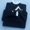 Knitted Turtleneck Long Sleeve Pearl Decorated Design Sweaters For Women