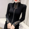 Casual Turtleneck Knitted Long Sleeve Top For Women
